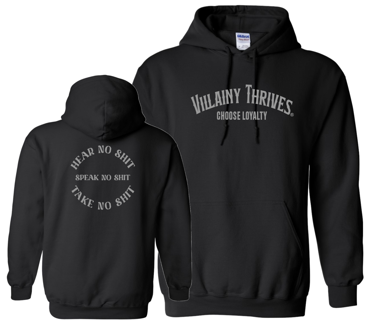 Take no shit hear no shit speak no shit 