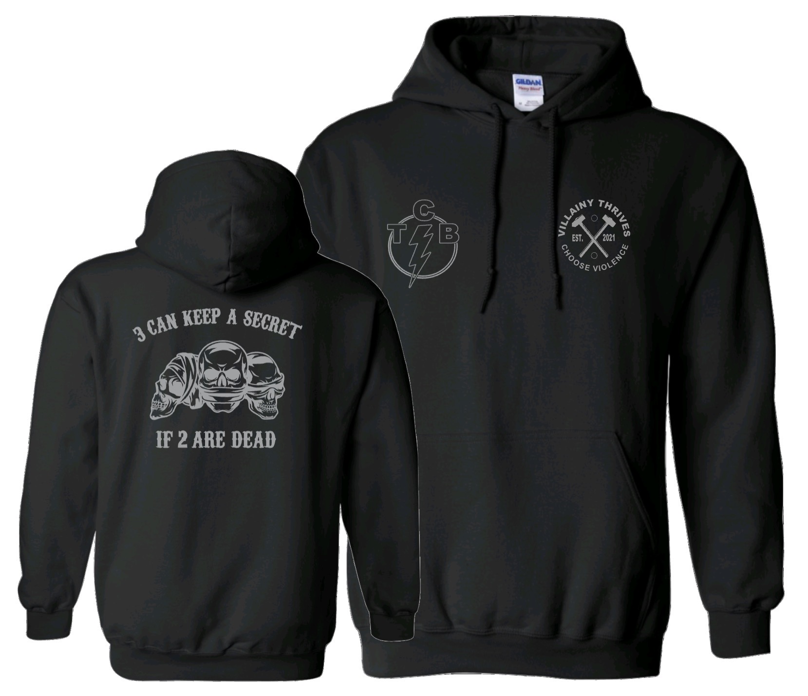 3 can keep a secret if 2 are dead