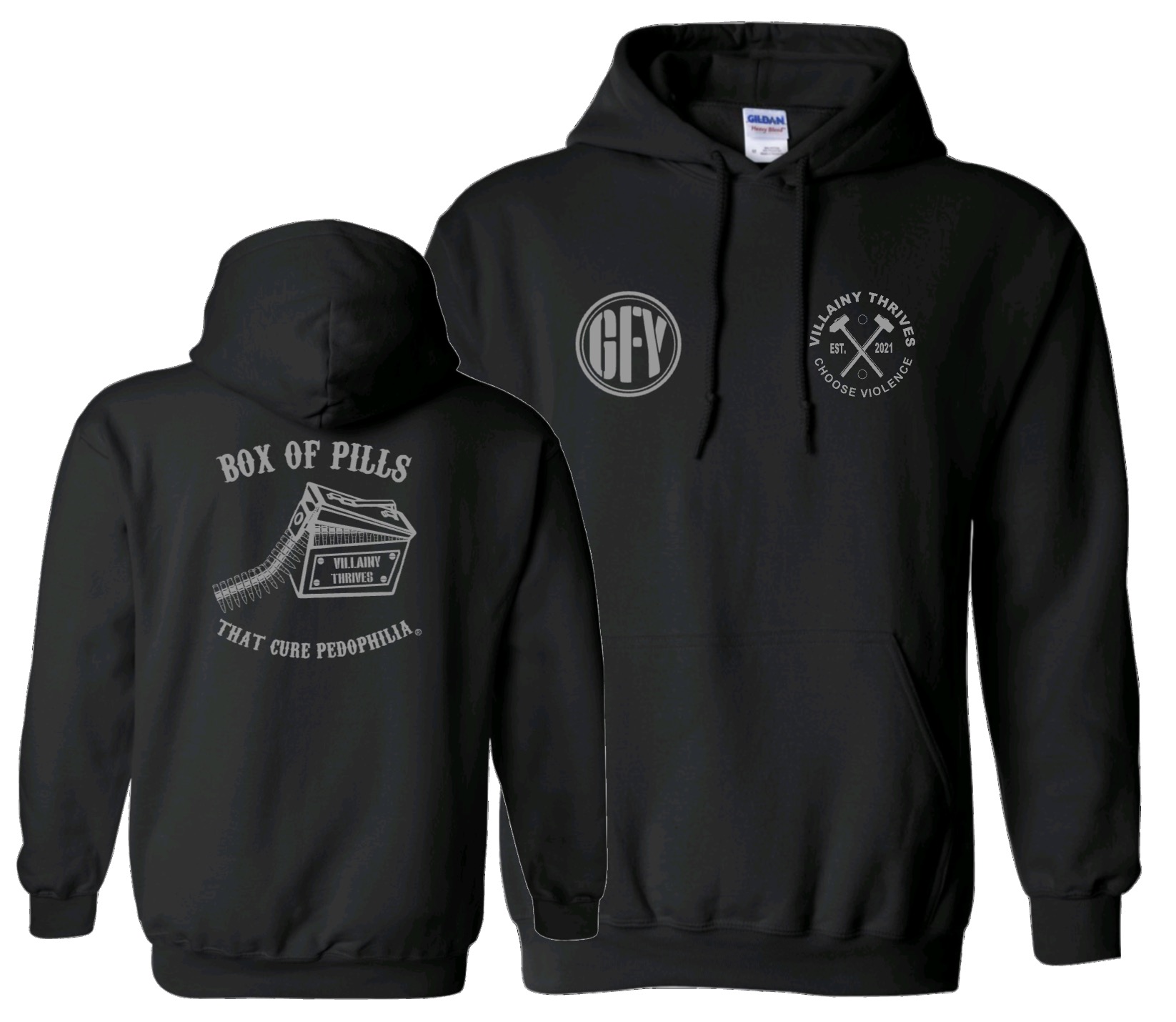 Box of pills that cure pedofilia