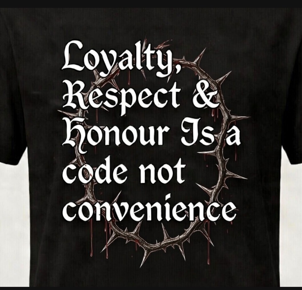 Loyalty, Respect & honour